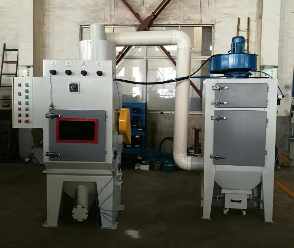 梅州中小型零件履带式自动喷砂机高效清洁省时省力