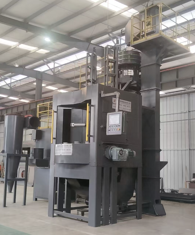 梅州转盘式喷砂机 提升圆形工件处理效率