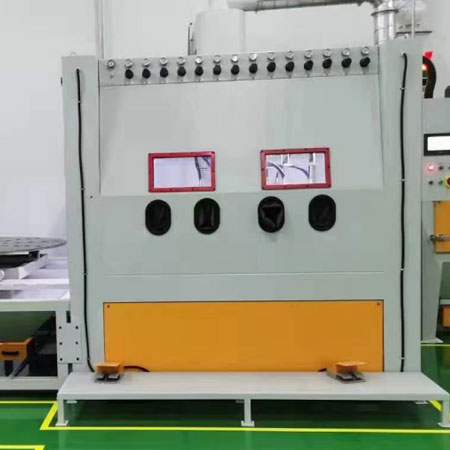 梅州高效生产，从箱体手动喷砂机开始，提升零部件质量